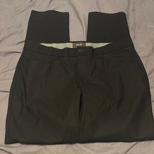 FLX Men's Classic Black Dress Pants